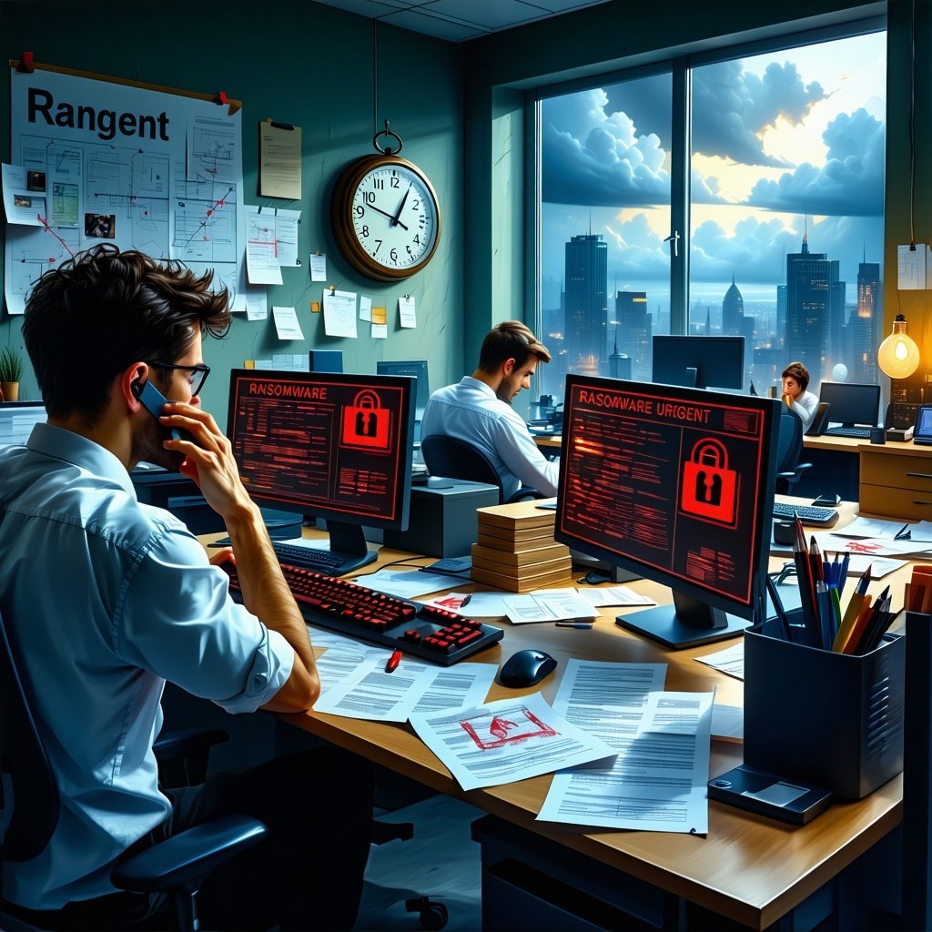 How does Ransomware affect a small business
